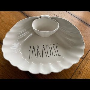 Rae Dunn seashell Paradise Serving Bowl/platter